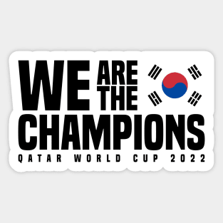 Qatar World Cup Champions 2022 - South Korea Sticker